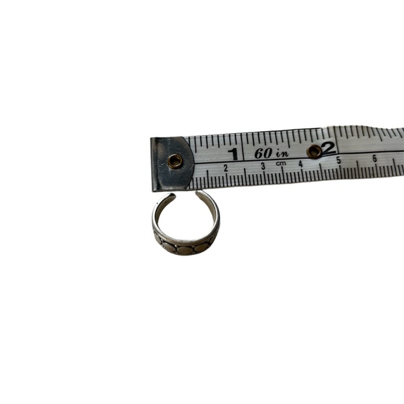 925 Sterling Silver Adjustable Toe Ring - Picture 4 of 4